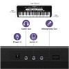 Electronic Keyboards Piano 61 Key, Portable Keyboards Piano with Microphone, Holder, Note Stickers for Beginners - 4 of 4