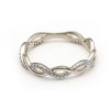 Linda Wedding Band Eternity Ring for Women Sterling Silver Ginger Lyne Collection - 3 of 4