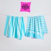 2pk 30" x 60" Prints and Stripe Cotton Beach Towels - Great Bay Home - 2 of 4