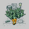 Men's Design By Humans Bad Past Lives By LetterQ T-Shirt - 2 of 4