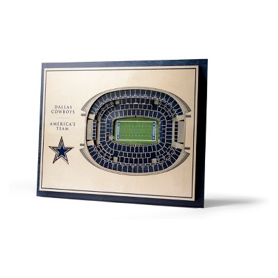 NFL Dallas Cowboys 5-Layer StadiumViews 3D Wall Art