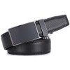 Gallery Seven - Men's Geometric Leather Ratchet Belt - 2 of 4
