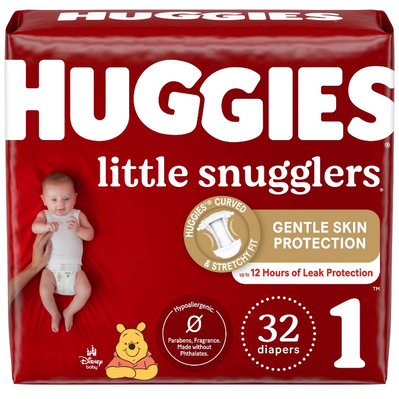 Huggies Little Snugglers Baby Diapers – (Select Size and Count), 1 of 20