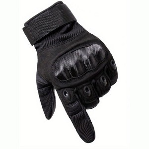 Paaaawaters Tactical Full Finger Hard Shell Riding Gloves Non-Slip Touchscreen Black Size M - 1 of 1