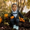 Disney Nightmare Before Christmas Jack Skellington Zip Up Coverall Newborn to Little Kid - 4 of 4