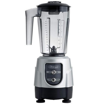 Omega BL330RX 1hp 48oz Tritan Copolyester Container Blender Countertop, Silver - Certified Refurbished