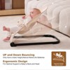 Grungis Baby Bouncer Seat Baby Bouncer with 3-Point Safety Harness for Babies up to 20lbs - 3 of 4