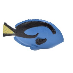 Collectible Wildlife Gifts | Blue Tang, Palette Surgeonfish, Royal, Regal, Plastic Fish Design, Realistic Figure, Toy Model, Gift,  2 1/4"  F1787 B145 - 1 of 4