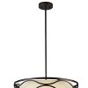 Chloe Lighting Gwen Transitional 3 Light Rubbed Bronze Ceiling Pendant 20" Wide - 4 of 4