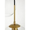 Elegant Lighting Baxter 3 Lights Brass Pendant With Clear Glass - 4 of 4