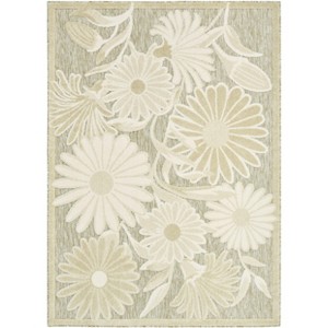 Nourison Aloha Daisy Flower Flatweave Outdoor Rug - 1 of 4