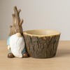 Tree Trunk Gnome Planter (Set of 2) - 3 of 3