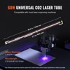 VEVOR 60W CO2 Laser Tube, 49.2 in (1250 mm) Length, 2 in (55 mm) Dia Borosilicate Glass Laser Cutter Tube with Metal Head, 5000-6000hr Wires - 4 of 4