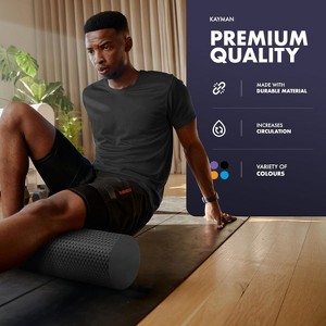 Sports Foam Roller Sports Recovery, Deep Tissue Muscle Tension Relief & Circulation - 1 of 4