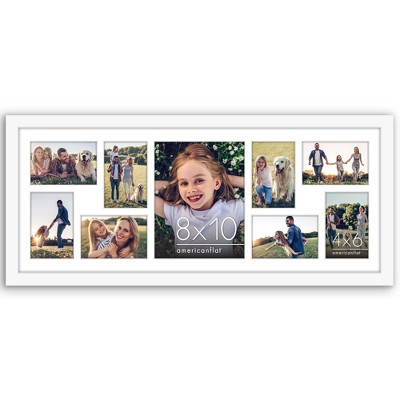 Americanflat 18x20 Picture Frame with Polished Plexiglass - Streamline Collection - Thin Border Picture Frame for Wall Display - Black
