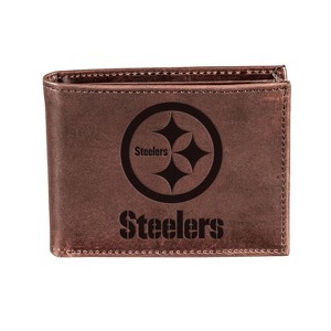 Evergreen Pittsburgh Steelers Bi-Fold Wallet, Brown - 1 of 1