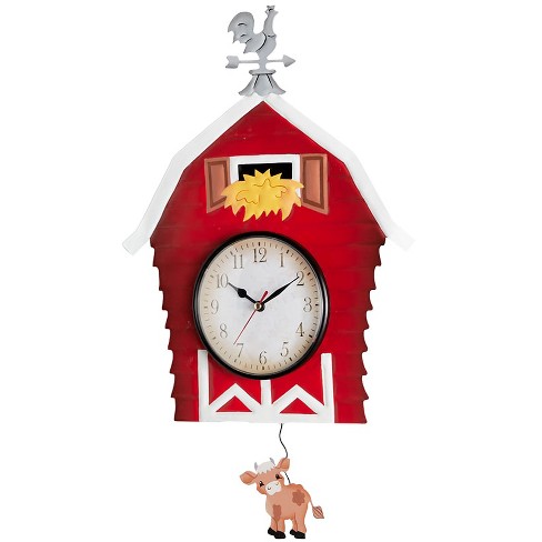 The Lakeside Collection Down on the Farm Pendulum Wall Clocks - image 1 of 1