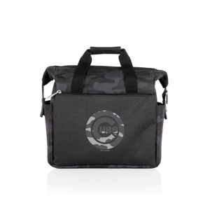 MLB Chicago Cubs On The Go Soft Lunch Bag Cooler - Black Camo - 1 of 4