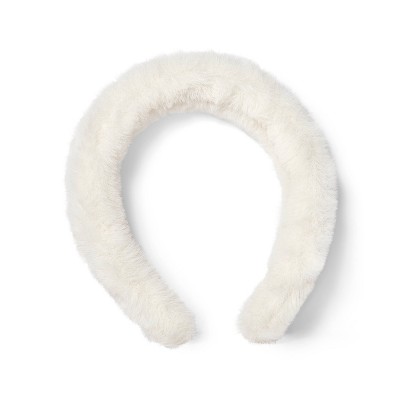 Faux Fur Padded Headband - Sandy Liang x Target Ivory