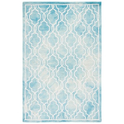 turquoise/ivory