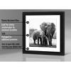 Americanflat Picture Frame in White Wood with Lead Free Shatter Resistant Glass - Wall Mounted - 11" x 11" - 4 of 4