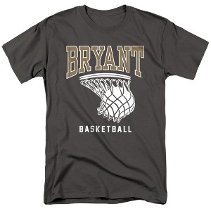 Bryant University Basketball Hoop Adult T-Shirt Black - 1 of 4