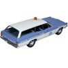 1970 Ford Galaxie Station Wagon Blue and White with Blue Interior Limited Ed to 180 pieces 1/43 Model Car by Goldvarg Collection - 3 of 4
