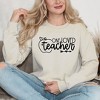 Simply Sage Market Women's Graphic Sweatshirt One Loved Teacher Apple - image 2 of 3