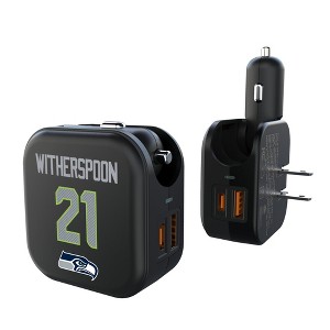 NFL Seattle Seahawks Players Game Tactic 18-Watt 2 in 1 USB A/C Charger - 1 of 3