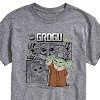 Men's - Star Wars - The Mandalorian Grogu Comic Short Sleeve Graphic T-Shirt - 2 of 4