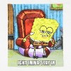 Nickelodeon Men's SpongeBob SquarePants STAY IN Meme Adult Short Sleeve T-Shirt - 2 of 3