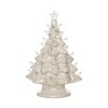 Transpac Small Pearlescent Ceramic Light Up Christmas Tree - Festive Decorative Object for Holiday Cheer - 4 of 4