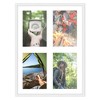 PosterPalooza | White Finish Collage Frame - White Mat, 20 Frame Sizes to Choose From, UV Acrylic - 4 of 4