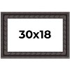 PosterPalooza | 3.5" Wide Ornate Black Picture Frame - UV Acrylic, Backing Board, Hanging Hardware Included - 2 of 4