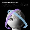 IRIS USA WOOZOO Fan with Remote, Oscillating Fan, Desk Fan, Table Air Circulator, Globe Fan, Fan for Bedroom, Low Noise DC Motor - 4 of 4