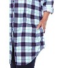Women's Plus Size Piper Stretchy Plaid Tunic with Pockets - White Mark - 2 of 3