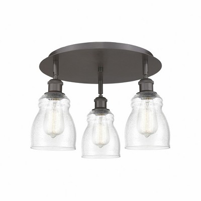 Ellery - 3 Light Flush Mount In Nautical Style-9.5 Inches Tall and 16.5 Inches Wide