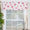 RLF Home Lily PaoTailored 100% Cotton with Fully Lined 3" Rod Pocket Valnance for Windows 50" x 14" Salmon - 2 of 4