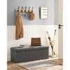 SONGMICS Storage Ottoman Bench Ottoman with Storage Footstool Hold up to 660 lb for Bedroom Living Room - 3 of 4
