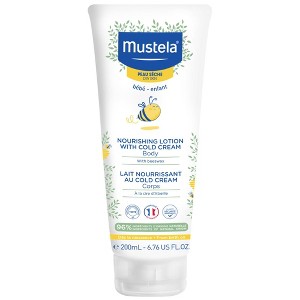 Mustela Nourishing Baby Body Lotion Moisturizing Baby Cream for Dry Skin -  6.76 fl oz - 1 of 4