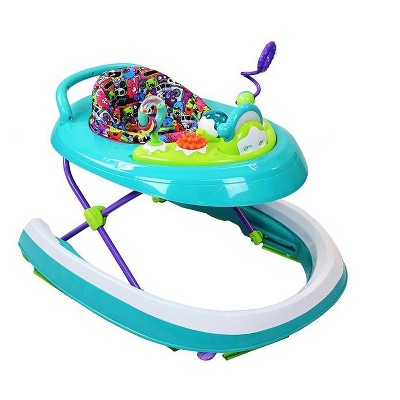 Creative Baby Foldable 2-in-1 Walker with Electronic and Textured Toy Tray Station, Safe, Comfortable, and Stimulating for your Child