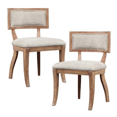 Set Of 2 Marie Dining Chair Beige/light Natural : Target