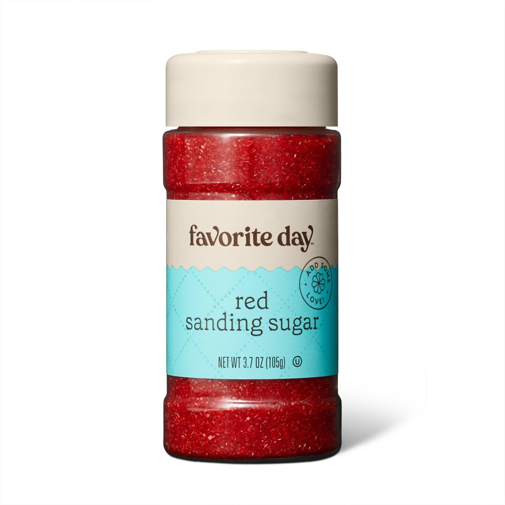 Red Sanding Sugar - 3.7oz - Favorite Day 6 pack