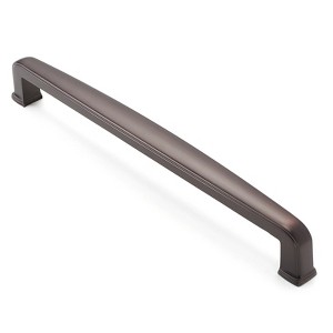 Cauldham Solid Kitchen Cabinet Handles (7-1/2" Hole Centers) - Drawer/Door Hardware - Style T765 - Oil Rubbed Bronze - 1 of 4