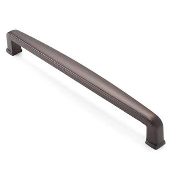 Cauldham Solid Kitchen Cabinet Handles (7-1/2" Hole Centers) - Drawer/Door Hardware - Style T765 - Oil Rubbed Bronze