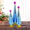 Cody Foster 19.0 Inch Carnival Trees Blue/Pink Christmas Decorative Tree Set , Christmas Decor Spring Easter Christmas (3PC) - 2 of 4