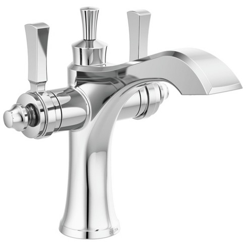 Delta Faucet 856 Dst Dorval 1 2 Gpm Single Hole Bathroom Faucet