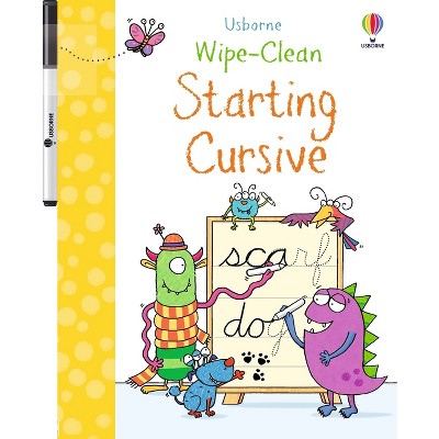 Wipe-Clean Starting Cursive - by  Caroline Young (Paperback)