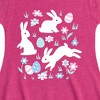 Girls' - Instant Message - Easter Scene Fit & Flair Cap Sleeve Dress - 2 of 3