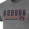 NCAA Auburn Tigers Men's Gray Tri-Blend Short Sleeve T-Shirt - 3 of 3